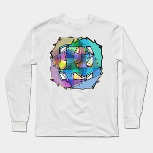 Batik aquarel Long Sleeve T-Shirt